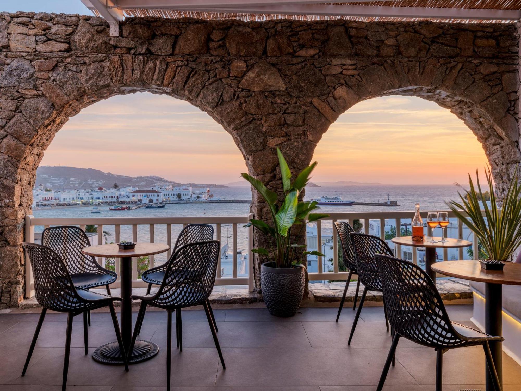 Yalos Hotel Sunset View Mykonos Town Private Rooms ภายนอก รูปภาพ