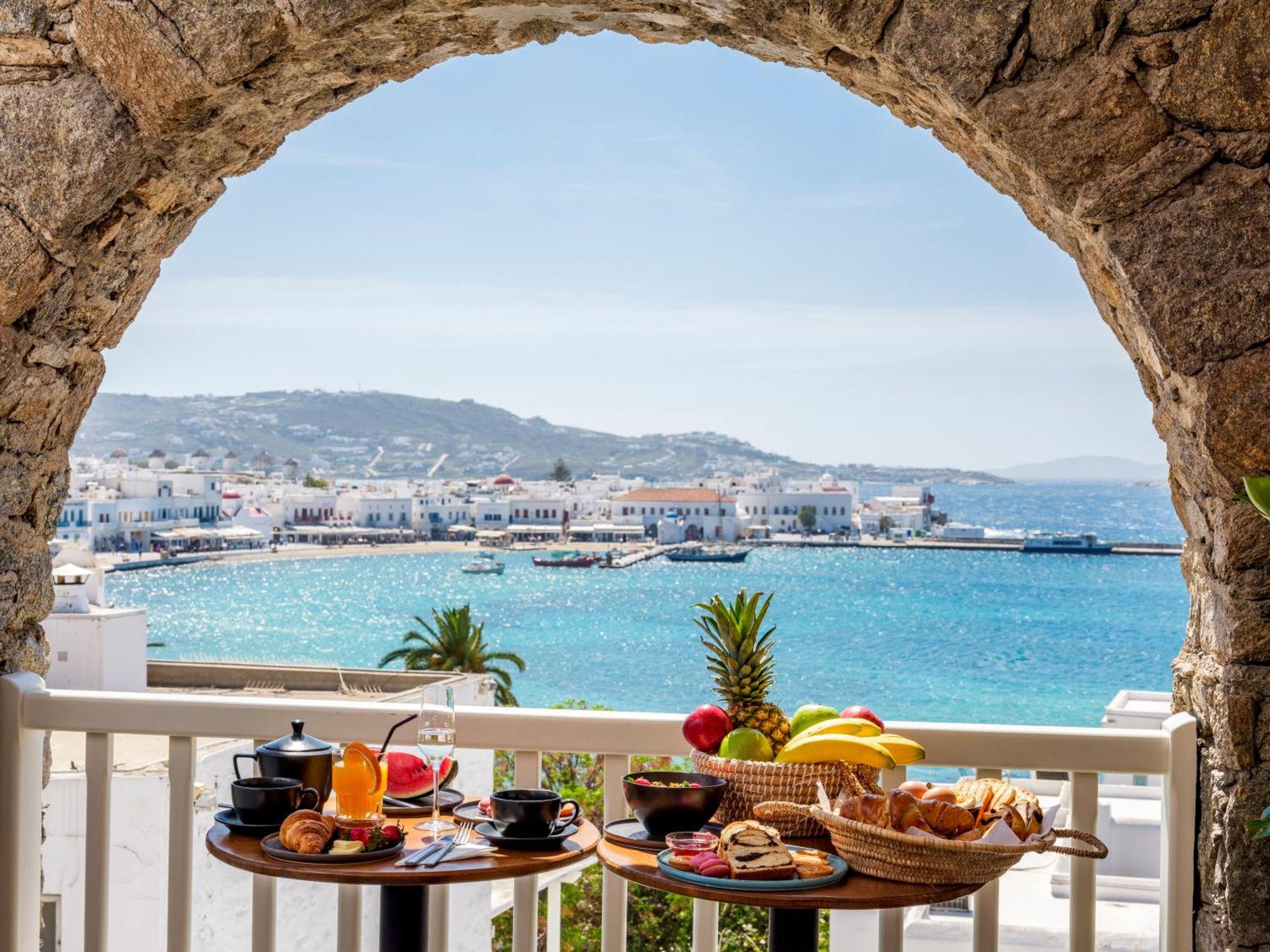 Yalos Hotel Sunset View Mykonos Town Private Rooms ภายนอก รูปภาพ