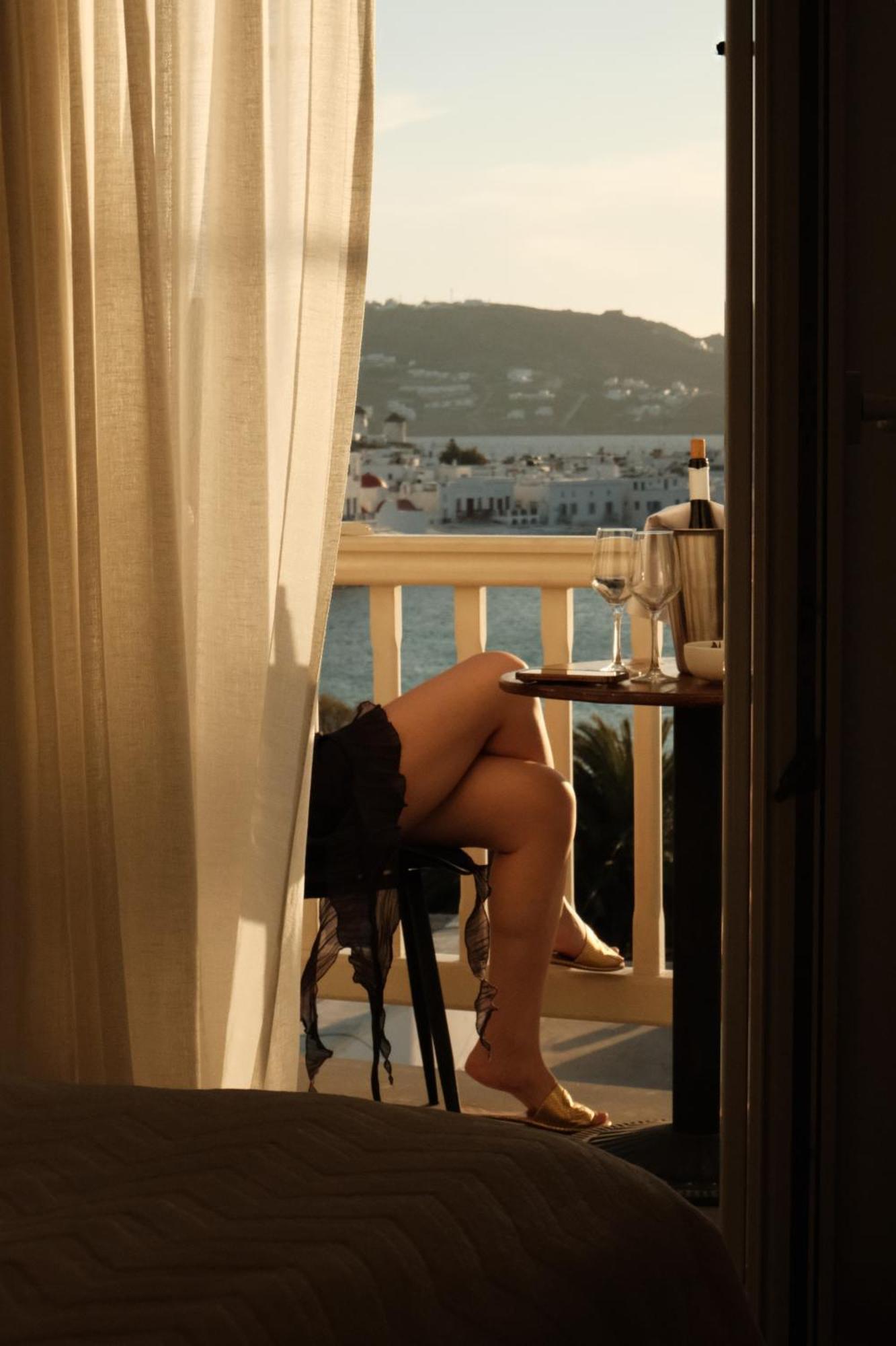 Yalos Hotel Sunset View Mykonos Town Private Rooms ภายนอก รูปภาพ